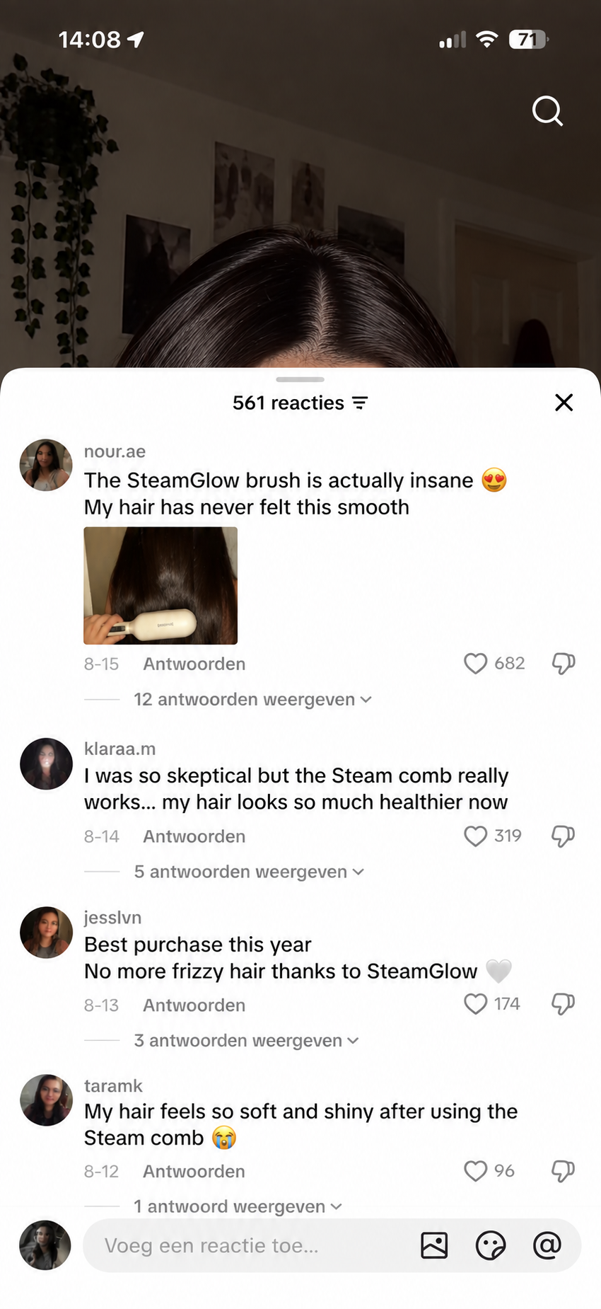 TikTok reaction